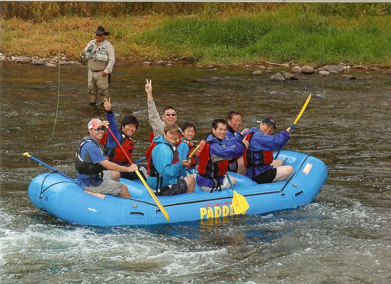 Happy rafting