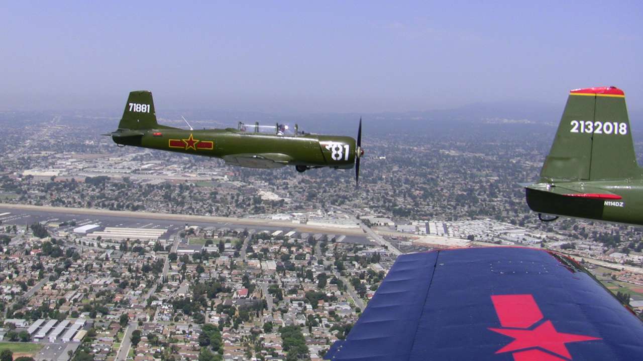 Tiger 2 over El Monte