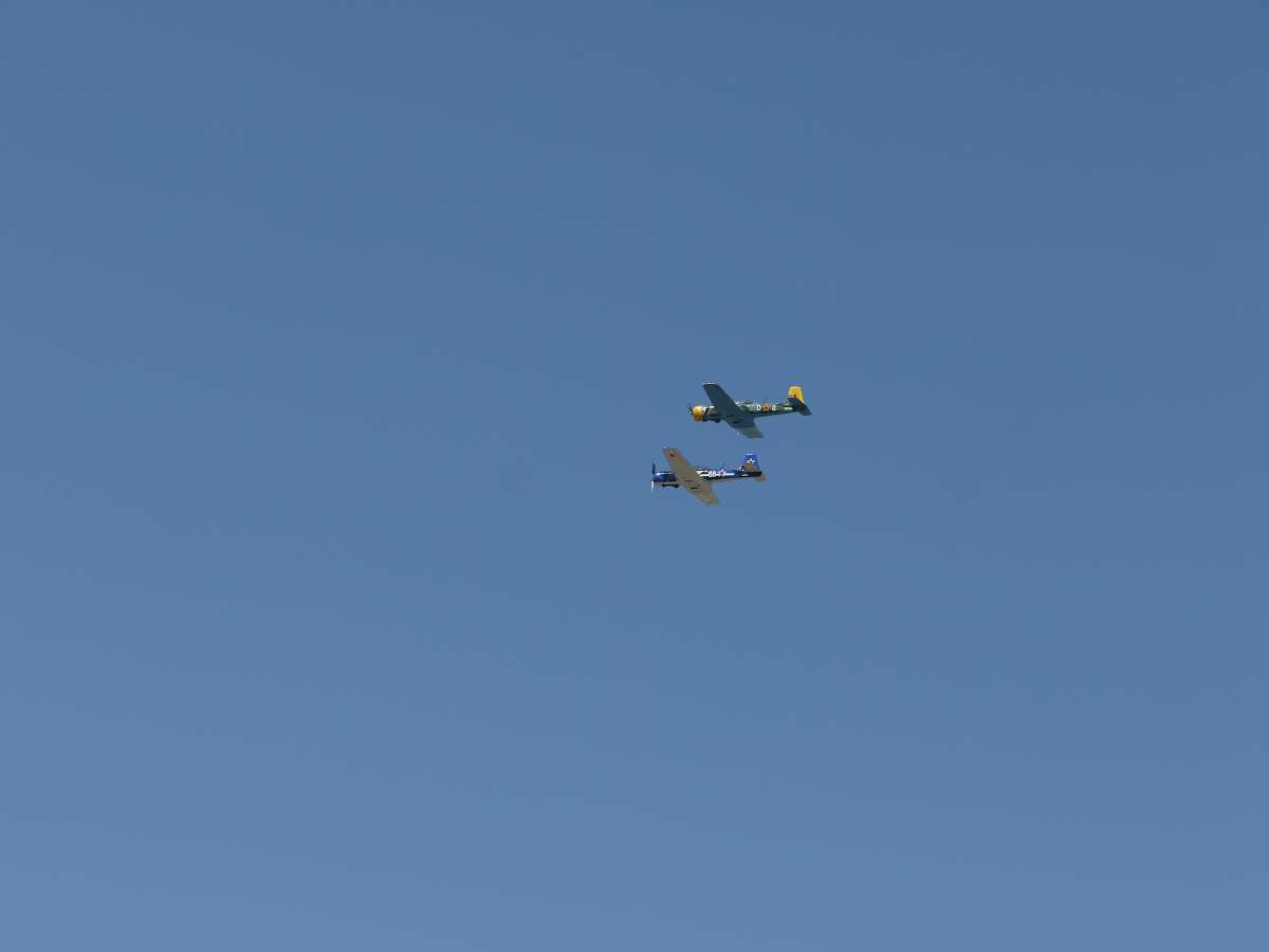 click to view full size photo 2 CJ-6s Formation Lead - James Xie Wingman - James Bu / Robin Hou