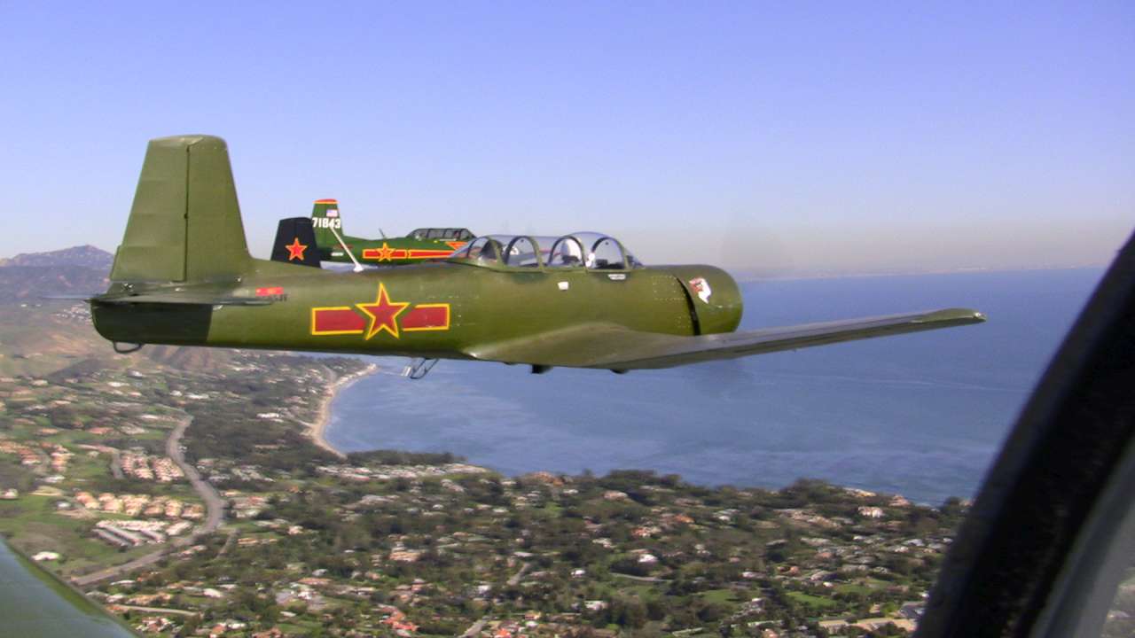 PRC PLAF CJ-6A military trainer