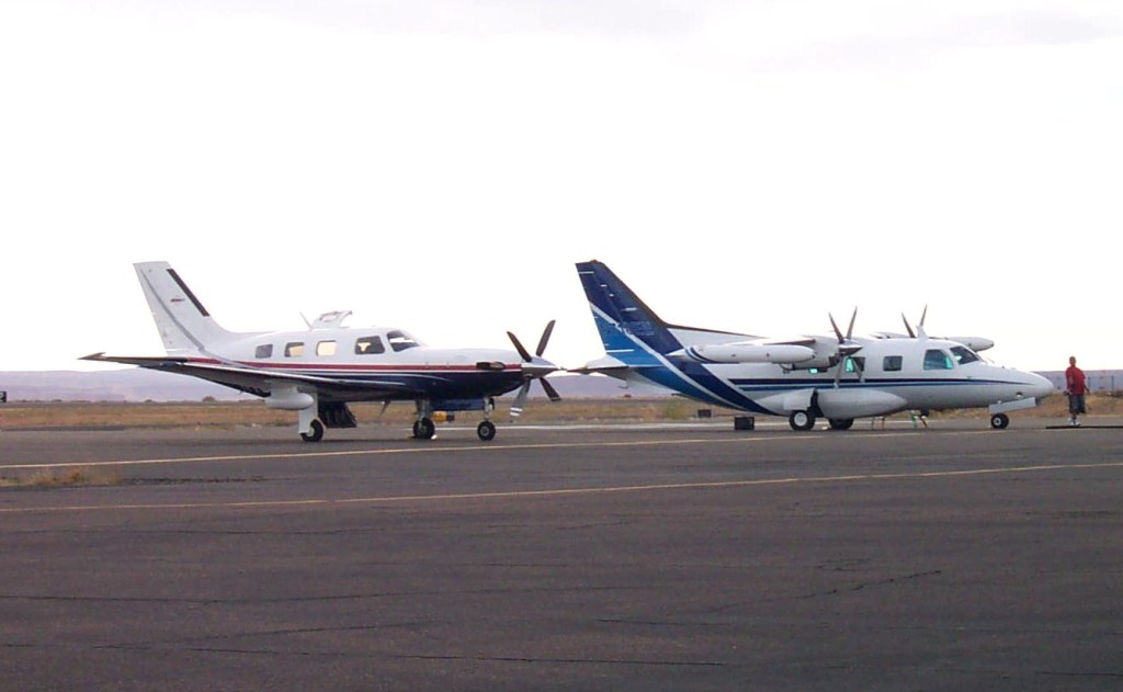 Piper and Mitsubishi Turbo Prop aircraft