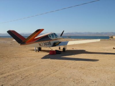 c N7303B in Chivato, Baja Calif, Dec 04