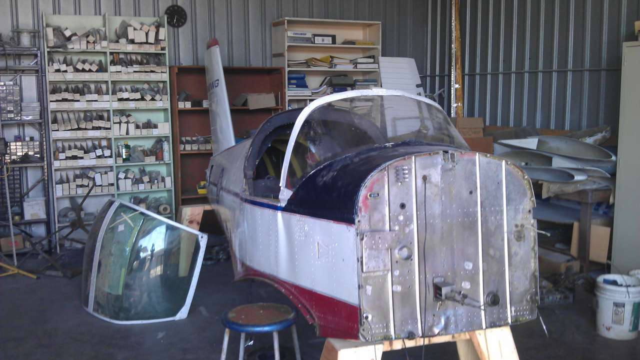 Fuselage; you can see the crease clearly in this picture