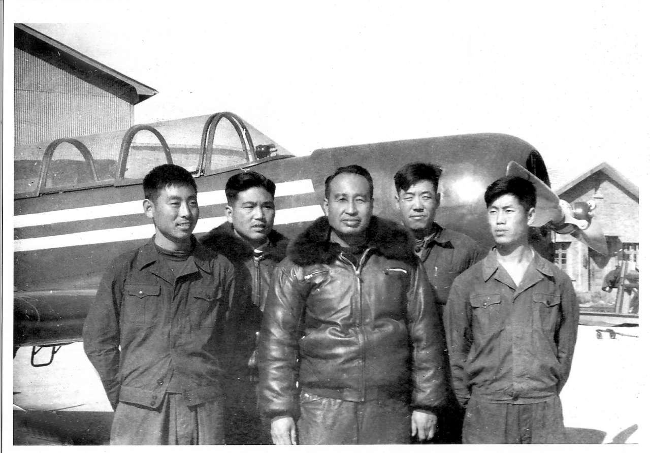 click to view full size photo First Flight Test Pilot David Huang for China Nanchang CJ-6